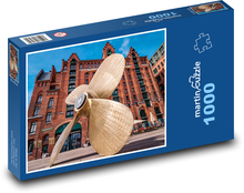 Hamburg - Niemcy, bud. Puzzle 1000 elementów - 60x46 cm