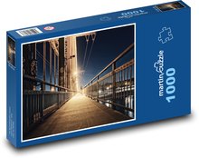 Brücke - reisen, stadt Puzzle 1000 Teile - 60 x 46 cm