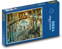 Továrna - sál, ztracená místa Puzzle 1000 dílků - 60 x 46 cm