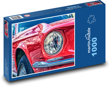 Ford Mustang - červené auto, vozidlo Puzzle 1000 dielikov - 60 x 46 cm 