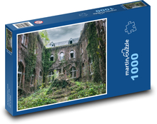 Verlassenes Kloster - Haus, Bau Puzzle 1000 Teile - 60 x 46 cm