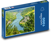 Moselle River - Germany, nature Puzzle 1000 pieces - 60 x 46 cm 