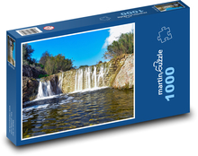 Vodopády - řeka, příroda Puzzle 1000 dílků - 60 x 46 cm