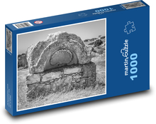 Fontanna - kamień, Cypr Puzzle 1000 elementów - 60x46 cm