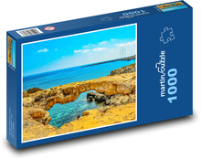 Cyprus - Cape Greco, rock Puzzle 1000 dielikov - 60 x 46 cm