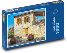 Old house - architecture, stone Puzzle 1000 pieces - 60 x 46 cm 