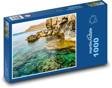 Cape Greco - skała, rafa Puzzle 1000 elementów - 60x46 cm