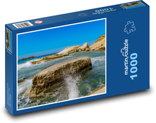Rock - sea, waves Puzzle 1000 pieces - 60 x 46 cm 