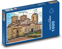 Plaošník - building, church Puzzle 1000 pieces - 60 x 46 cm 