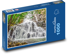 Vodopád - řeka, voda Puzzle 1000 dílků - 60 x 46 cm