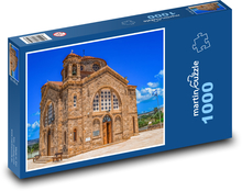 Kostel - architektura, stavba Puzzle 1000 dílků - 60 x 46 cm