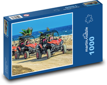 Čtyřkolky - terénní vozidla, pobřeží Puzzle 1000 - 60x46 cm