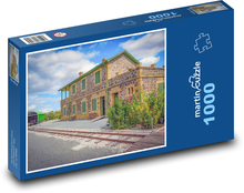 Železniční muzeum - stanice, koleje Puzzle 1000 dílků - 60 x 46 cm