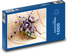 Spider - animal, leaf Puzzle 1000 pieces - 60 x 46 cm 