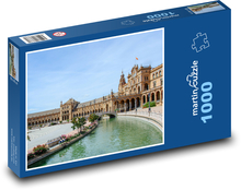 Španielsko - Sevilla, námestie Puzzle 1000 dielikov - 60 x 46 cm 