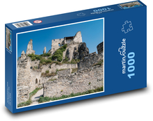 Zřícenina - zchátralý, stavba Puzzle 1000 dílků - 60 x 46 cm