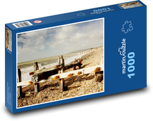 Plaża - wybrzeże, morze Puzzle 1000 elementów - 60x46 cm