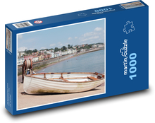 Loď - pobrežie, more Puzzle 1000 dielikov - 60 x 46 cm 