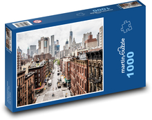 Manhattan  - USA, New York Puzzle 1000 dílků - 60 x 46 cm