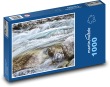 Rzeka - strumień, woda Puzzle 1000 elementów - 60x46 cm