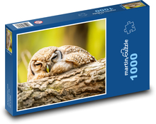 Sova - vták, zviera Puzzle 1000 dielikov - 60 x 46 cm 