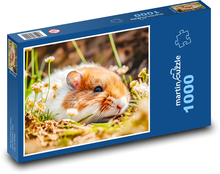 Křeček - hlodavec, myš Puzzle 1000 dílků - 60 x 46 cm