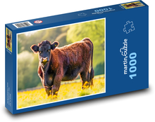 Kuh - Säugetier, Weide Puzzle 1000 Teile - 60 x 46 cm