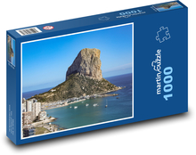 Costa Blanca - Španělsko, pláž  Puzzle 1000 dílků - 60 x 46 cm