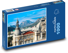 Španělsko - hory, přístavní město  Puzzle 1000 dílků - 60 x 46 cm