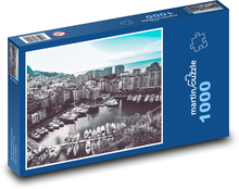 City - boats, buildings Puzzle 1000 pieces - 60 x 46 cm 