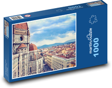Florencja - Włochy, miasto Puzzle 1000 elementów - 60x46 cm