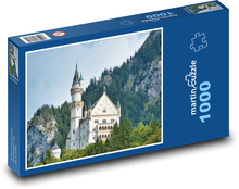 Hrad - veža, skala Puzzle 1000 dielikov - 60 x 46 cm