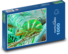 Chameleon - terrarium, reptile Puzzle 1000 pieces - 60 x 46 cm 