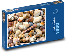 Mušle - mušle, morské Puzzle 1000 dielikov - 60 x 46 cm 