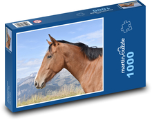 Koń - zwierzę, grzywa Puzzle 1000 elementów - 60x46 cm