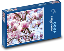 Magnölie - kvet, rastlina Puzzle 1000 dielikov - 60 x 46 cm