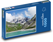 Lünersee - jezero, Rakousko Puzzle 1000 dílků - 60 x 46 cm