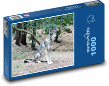 Vlk - zviera, les Puzzle 1000 dielikov - 60 x 46 cm 