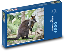 Klokan - zoo, vačkovec Puzzle 1000 dielikov - 60 x 46 cm 