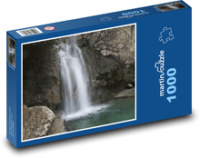 Wasserfall - Fluss, Wald Puzzle 1000 Teile - 60 x 46 cm