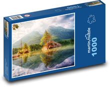 Jezero - voda, příroda Puzzle 1000 dílků - 60 x 46 cm