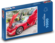 Red sports car Puzzle 1000 pieces - 60 x 46 cm 