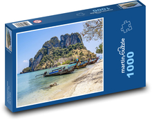 Thajsko - lodě, útes Puzzle 1000 dílků - 60 x 46 cm