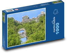 Príroda - zrúcaniny, staroveké Puzzle 1000 dielikov - 60 x 46 cm 