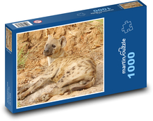 Hyena - masožravec, Afrika Puzzle 1000 dílků - 60 x 46 cm