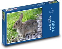 Kaninchen - Tier, Fell Puzzle 1000 Teile - 60 x 46 cm