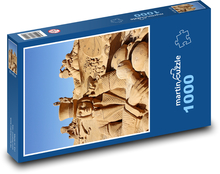 Sand sculpture - sand, works of art Puzzle 1000 pieces - 60 x 46 cm 