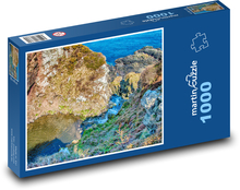 Příroda - útes, moře Puzzle 1000 dílků - 60 x 46 cm