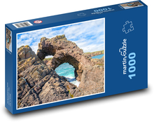 Formacje skalne - ocean, rafa Puzzle 1000 elementów - 60x46 cm