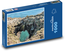 Cave - beach, sea Puzzle 1000 pieces - 60 x 46 cm 